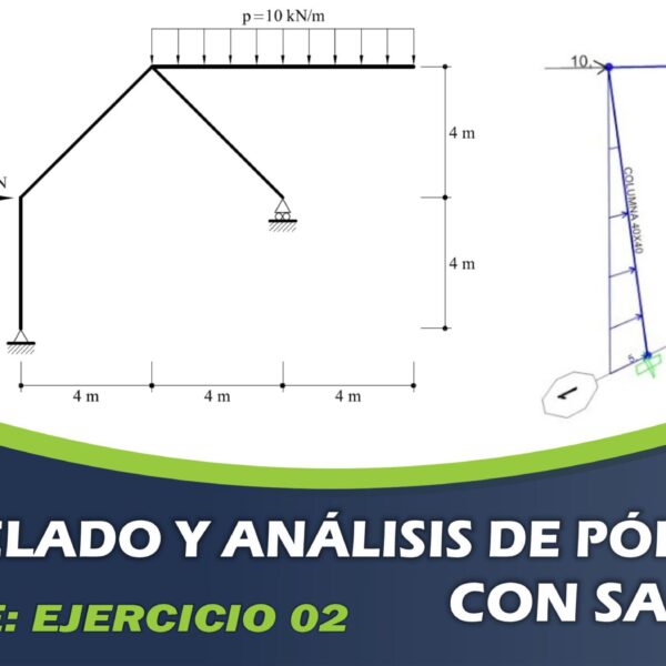 Modelado y Análisis de Pórticos con SAP2000 - Ejercicio 02