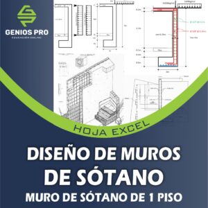 Hoja Excel - Diseño de Muros de Sótano de un Piso
