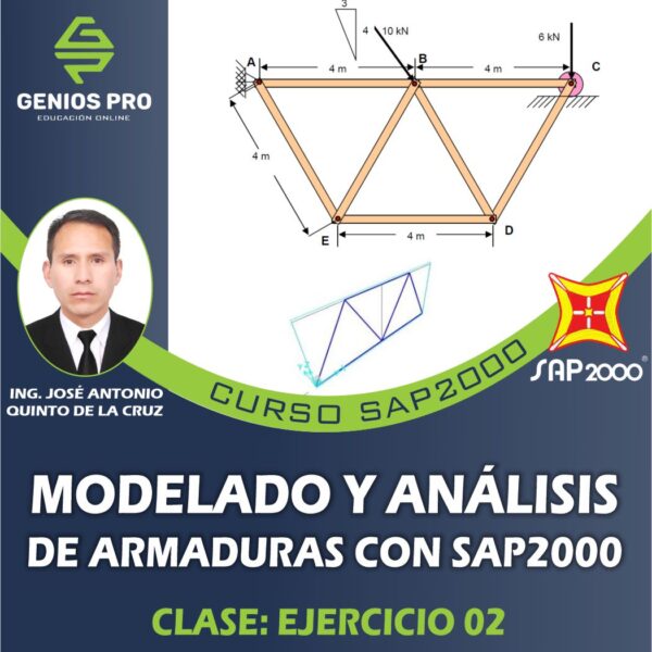 Curso de SAP2000 - Modelado y Análisis de Armaduras 02