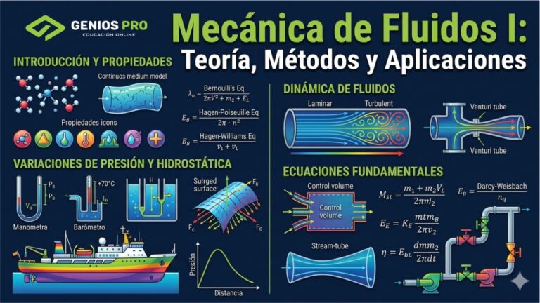 Mecánica de Fluidos I: Teoría, Métodos y Aplicaciones
