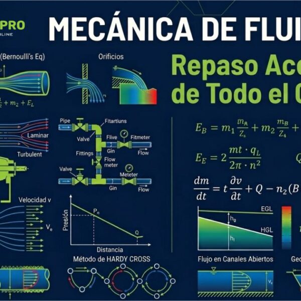 Mecánica de Fluidos II: Repaso Acelerado de Todo el Curso
