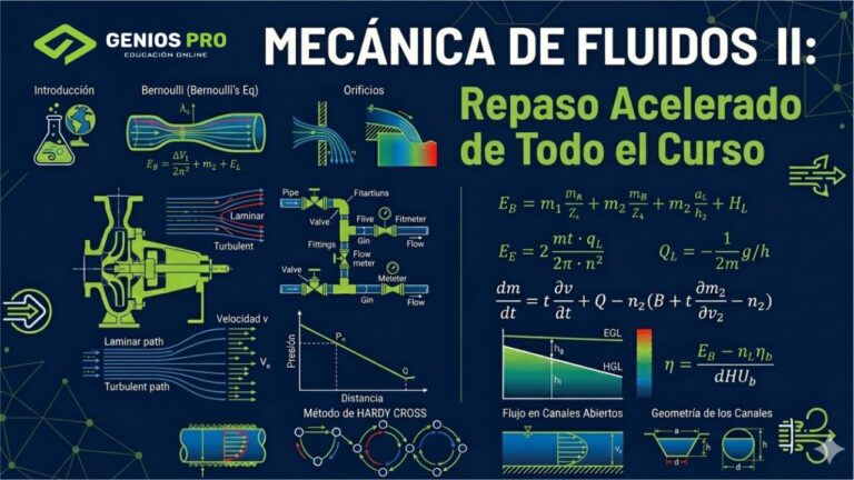 Mecánica de Fluidos II: Repaso Acelerado de Todo el Curso
