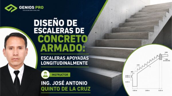 Diseño de Escaleras de Concreto Armado (Escaleras Apoyadas Longitudinalmente)