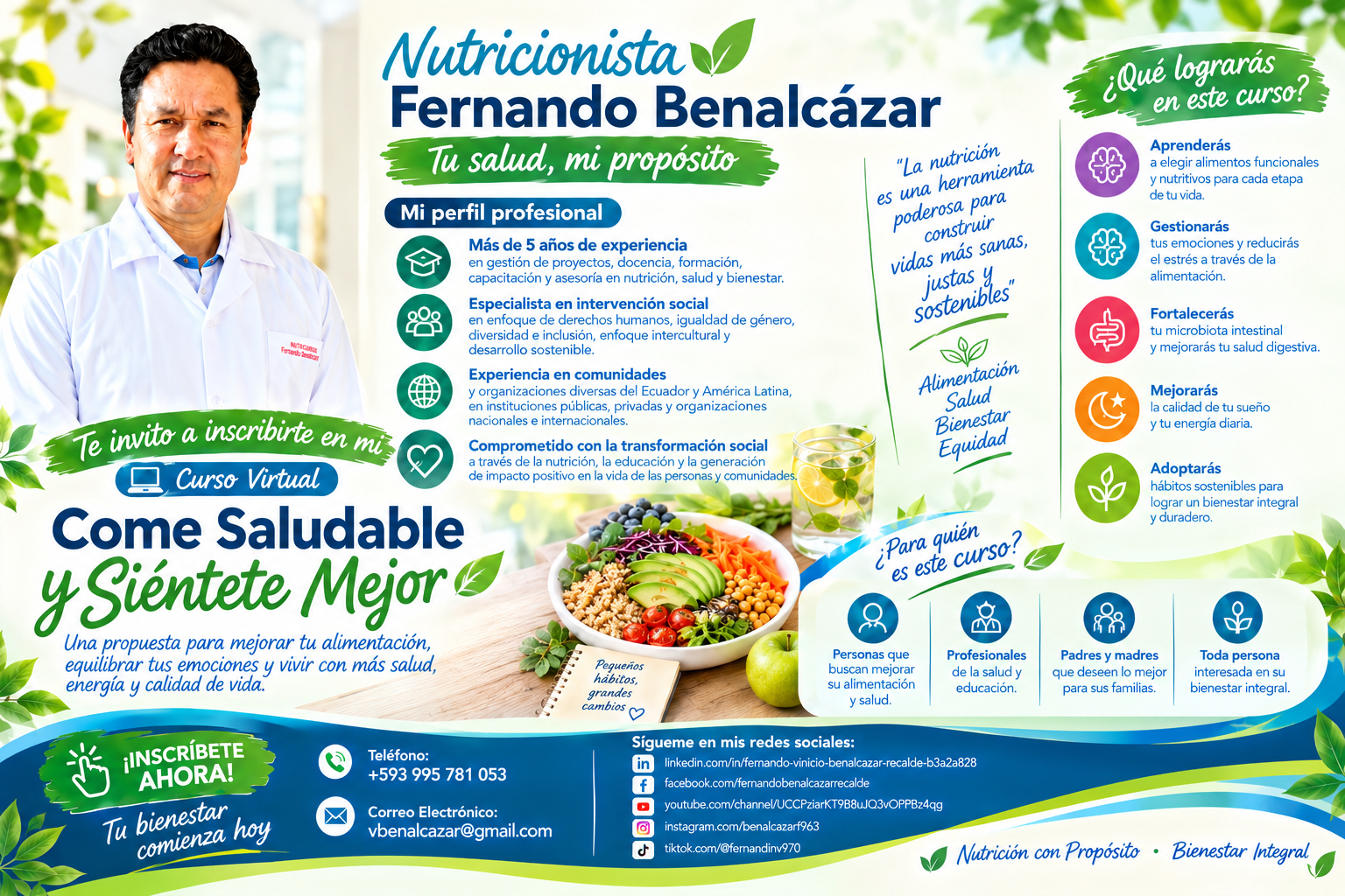 Como Saludable y Sientete Mejor